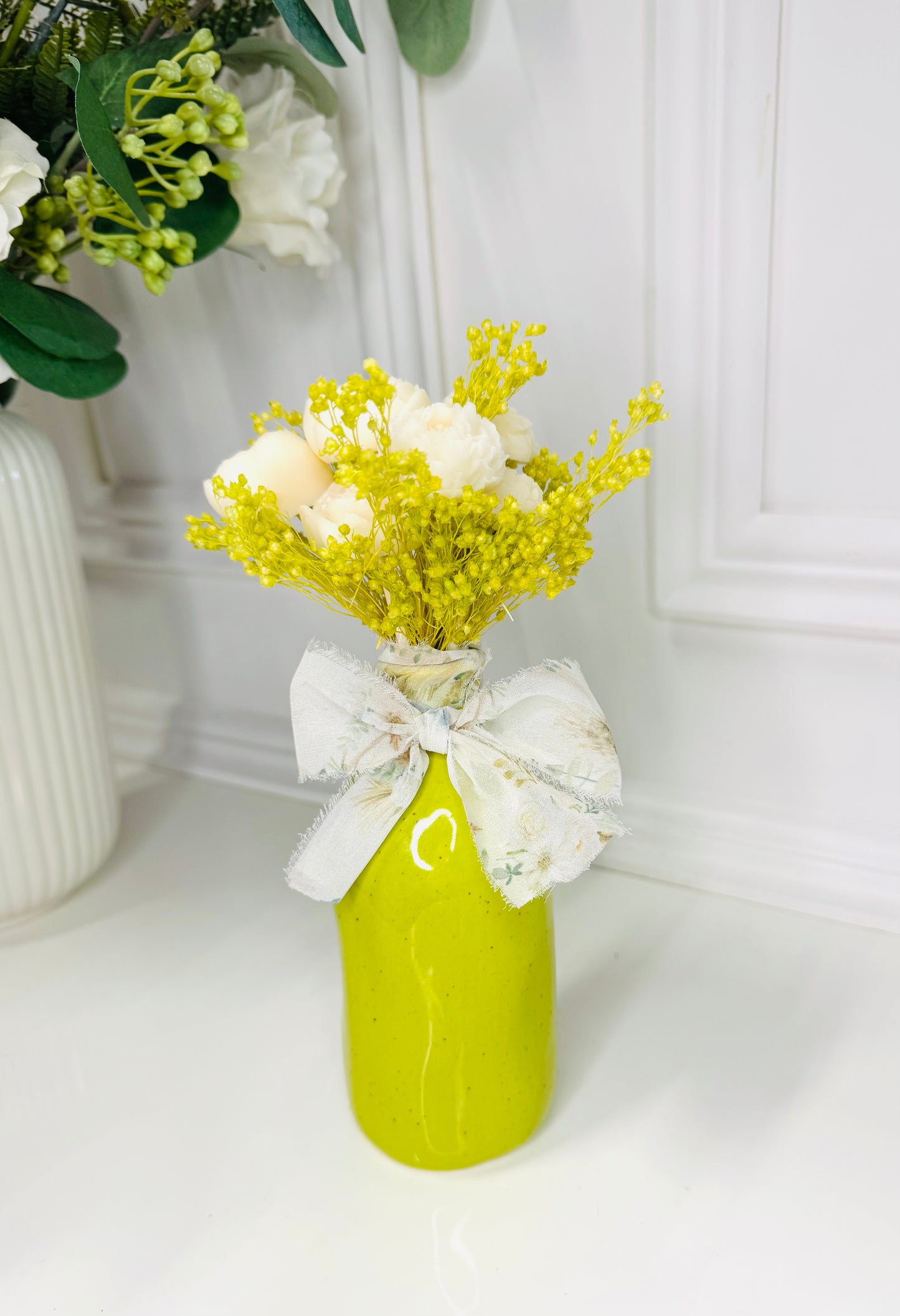Vase citron meringuée