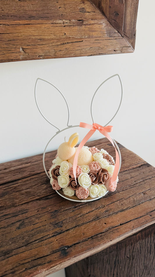 Bouquet lapin rose