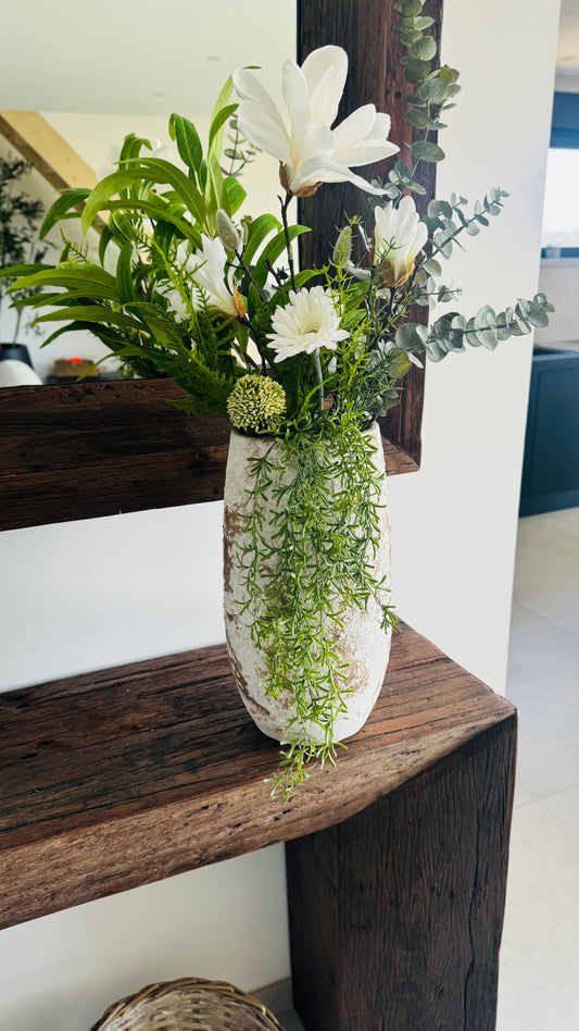 Bouquet fleurs artificielles