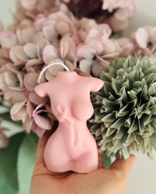 Bougie octobre rose