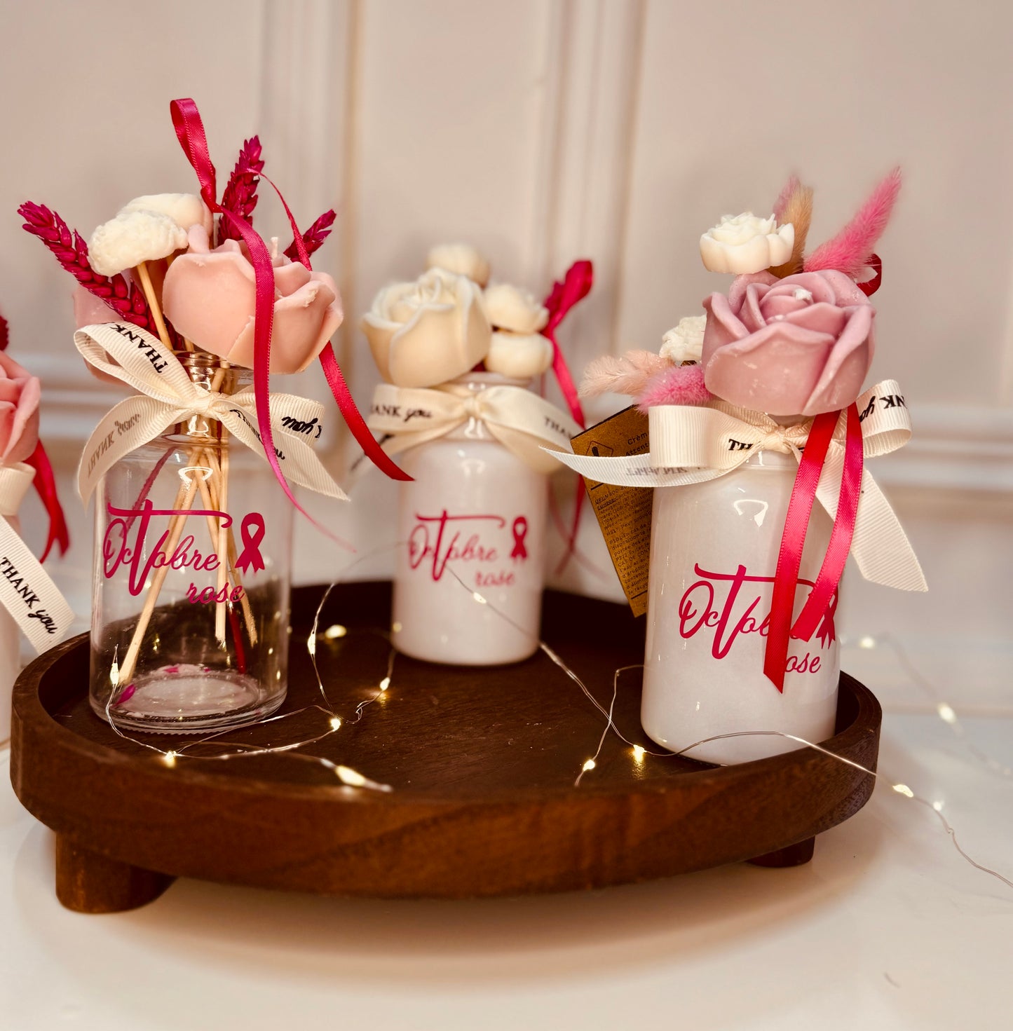 Vase octobre rose