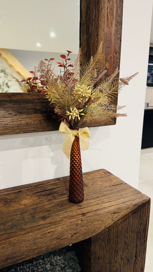 Bouquet beige et rouille 🤩