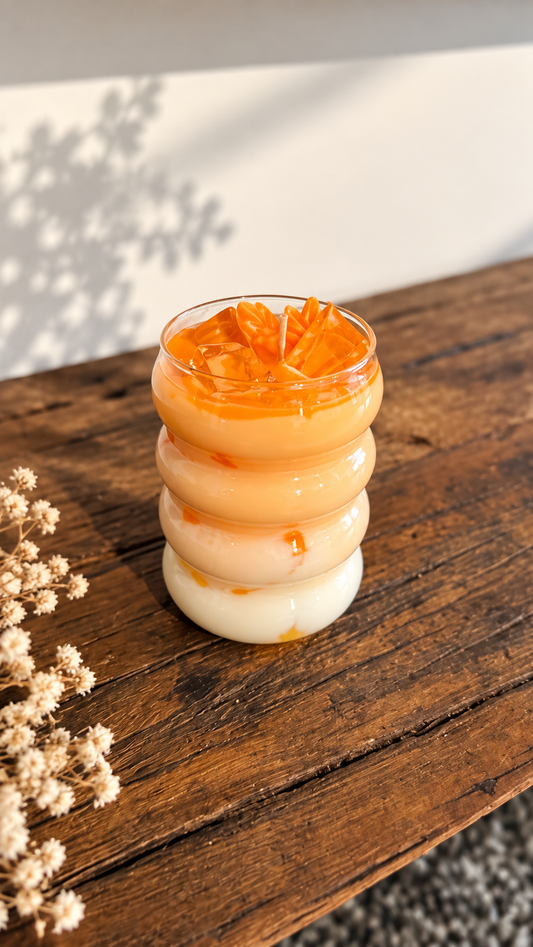 Bougie nectar d’abricot 400g