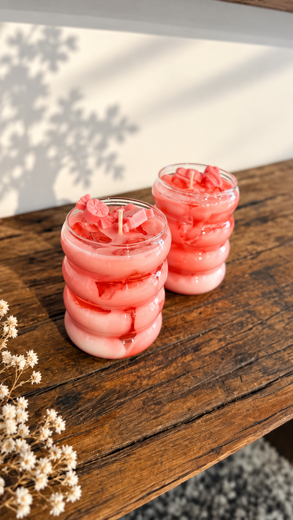 Bougie bubble gum fraise 400g